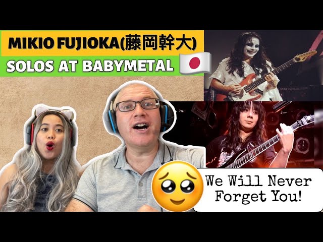 MIKIO FUJIOKA (藤岡幹大) SOLOS AT BABYMETAL | TRIBUTE REACTION!🇯🇵 class=