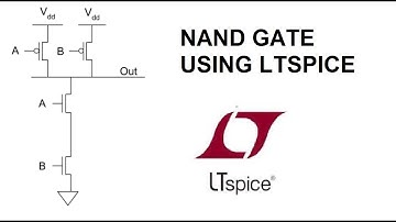 LTSpice Tutorial - Simulation of NAND/AND Gate Waveforms