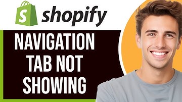 Shopify Navigation Tab Not Showing in Online Store | Shopify Menus