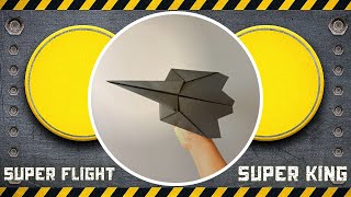 How to fold a paper airplane that goes far