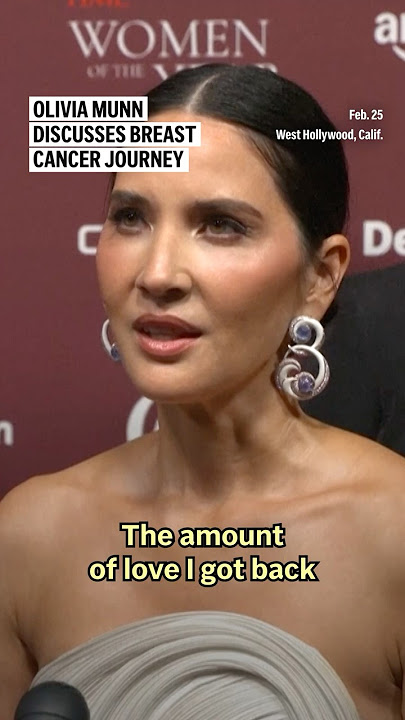 Olivia Munn discusses breast cancer journey
