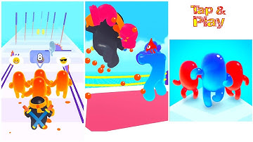 Join Blob Clash 3D Levels 31 - 37 Gameplay Walkthrough Android Games All Levels Unlock