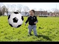 Baby football first time