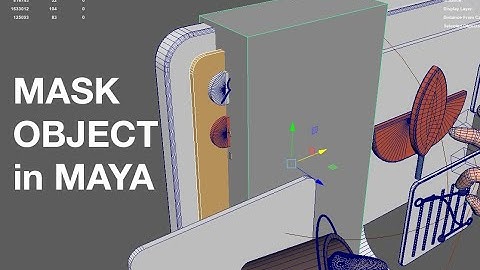 Mask an object in Maya / hide part of geometry in maya