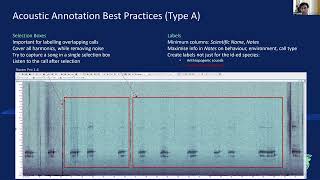 Information Workshop: How do I annotate and manage acoustic data Guide