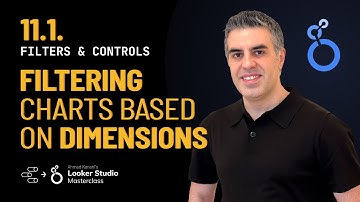 11.1. Filtering Charts By Dimension Values (Looker Studio Course) (Google Data Studio Tutorial)