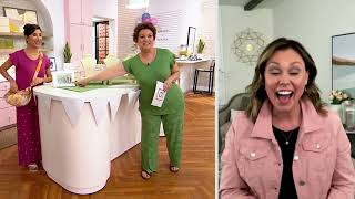 Diamonique x Jane Treacy Starburst Earrings or Necklace, Sterl on QVC