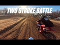 EPIC 2-STROKE BATTLE on a WIDE OPEN SAND TRACK! *Multiple POVs*