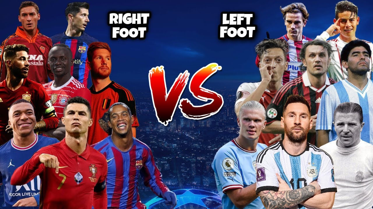 LEFT VS RİGHT FOOT LEGENDS(LM10,CR7,MBAPPE,MARADONA,HAALAND🔥ULTİMATE