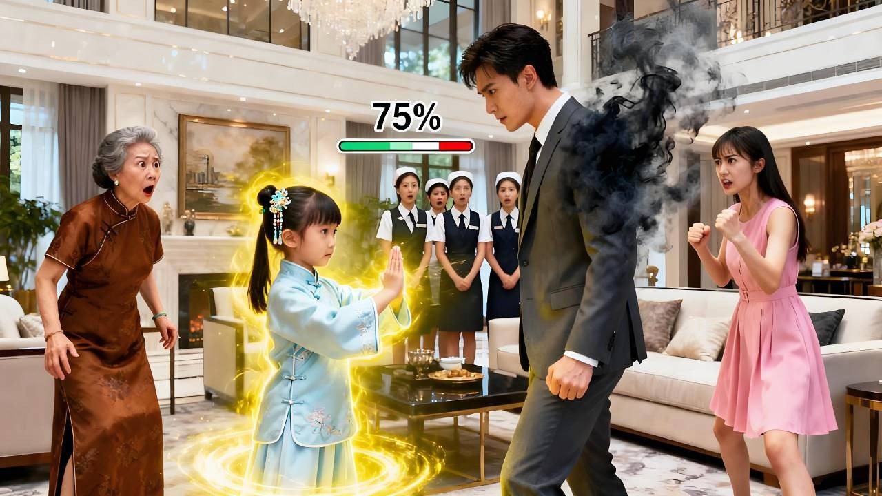 Garotinha mágica desce a montanha, salva milionária de atropelamento e encontra o pai CEO!