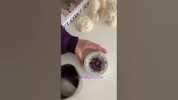 آموزش شمع سازی شمع گل دورنگ 