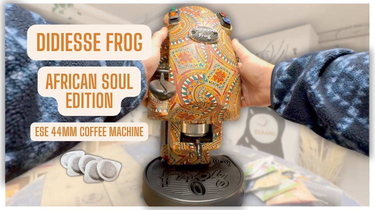Didiesse Frog African Soul Edition  Unboxing + How to use this ESE  Coffee machine 