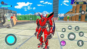 Mirage Multiple Transformation Jet Robot Car Game 2020 - Android Gameplay #2