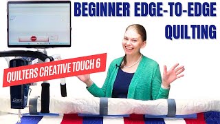 Learn Computerized Quilting Basics! Quilters Creative Touch 6 (QCT 6)