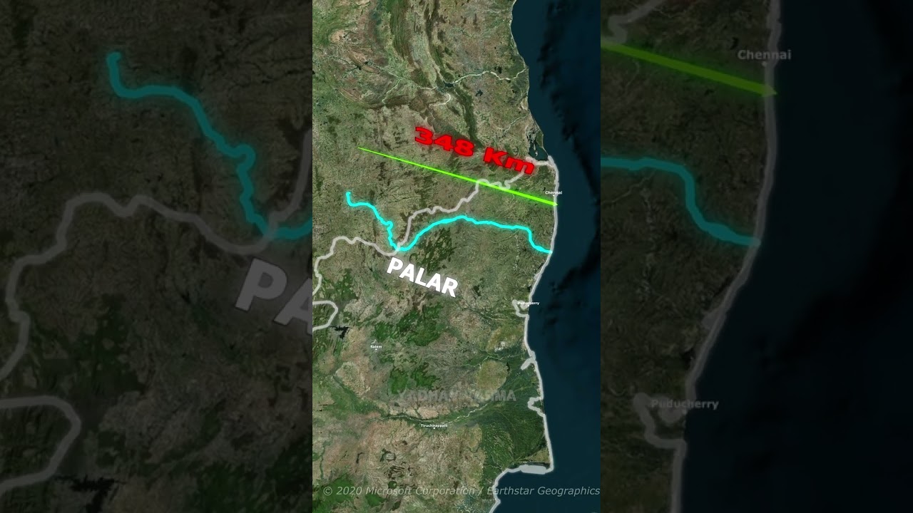 Longest Rivers in Tamil Nadu 😵