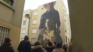 Street art transforms Quinta Do Mocho district in Lisbon | AFP
