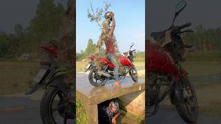 The Boy Stole The Helmet Under The Bridge