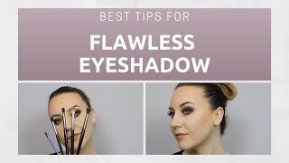 How to get FLAWLESS eyeshadow! Beginner friendly tips | Stephanie Ashcroft