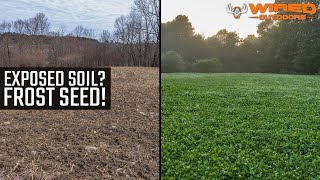Exposed Soil? TRY Frost Seeding!