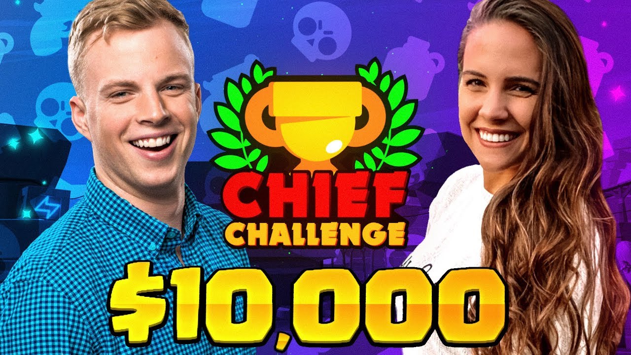 10 000 Chief Challenge Feat My Girlfriend Brawl Stars Youtube