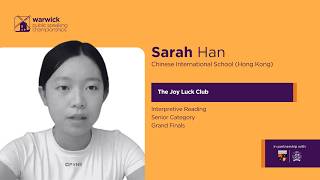 2026 Warwick PS Interpretive Reading Senior Grand Finals | Sarah Han