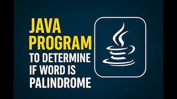 Java Program to Check if word is Palindrome | Using StringBuilder & Reverse String Methods