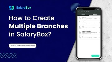 How to Create Multiple Branches in SalaryBox? (English)
