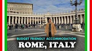 EUROPE VLOG | ROME ITALY - ROOM TOUR MUNA TAYO