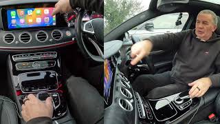 How to use the Apple Car Play System in a 2017 Mercedes Benz E Class