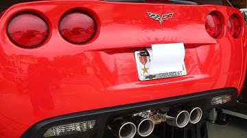 Borla S-Type II Exhaust Remove/Install (Ear Candy) on a C6 Corvette (2011) "Corvette Hop"