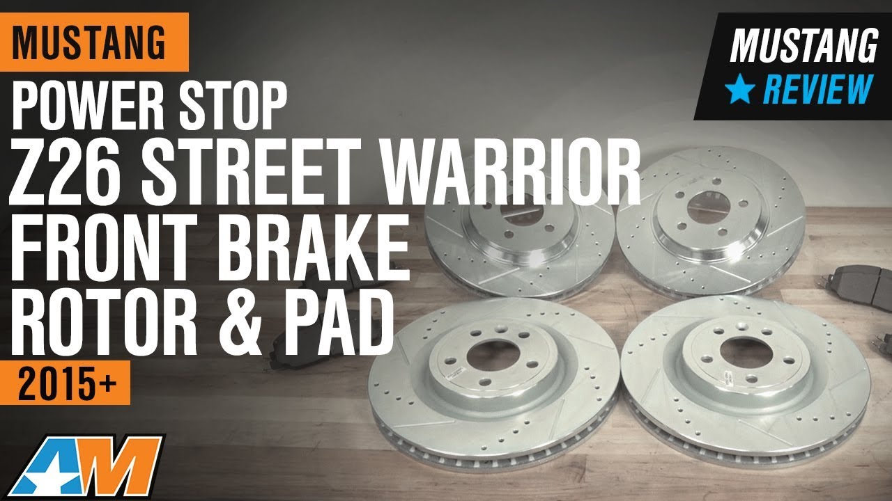 performance parts bmw 2015-2018 Mustang Standard EcoBoost & V6 Power Stop Z26 Street Warrior Brake & Rotor Pad Kit Review