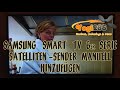 Samsung Smart TV 6er Serie: DVB-S Sender manuell hinzufügen (Satellit Frequenz / Transponder)