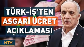 Son Dakika: Asgari Ücret Zammı Belli Oldu, Türk - İş Başkanı Ergün Atalaydan Açıklama Ntv