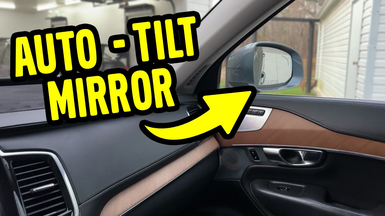 SPA Volvo XC90, Tilting Side Mirror Features