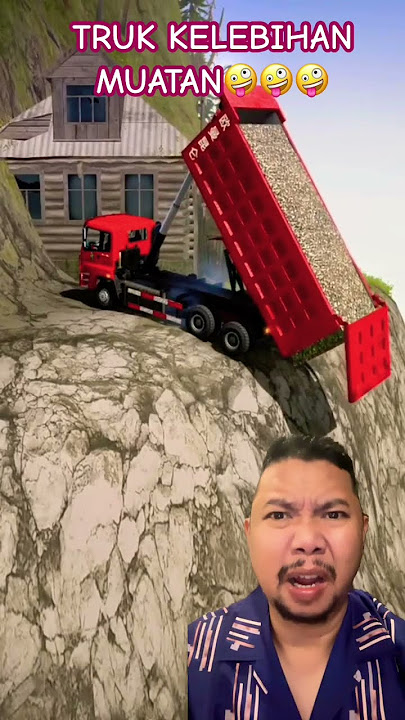 TRUK PASIR KELEBIHAN MUATAN!?? #truk #automobile #mobilpetruck #trukoleng #shortsvideo