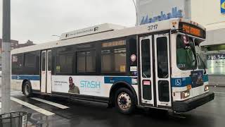 MTA: 2006-07 Orion Vll OG hybrid generation+2 #3717 (not in service) on the Q38 route