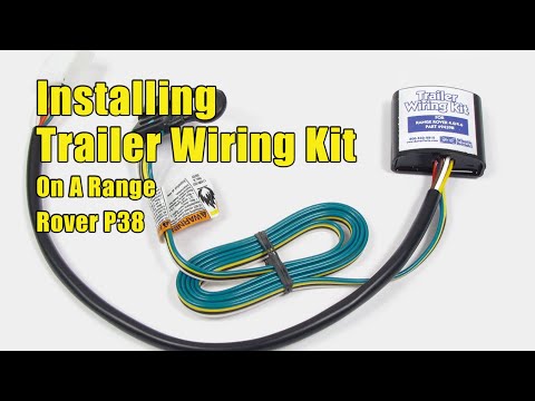 Installing Trailer Wiring Kit on a Range Rover (P38) - YouTube land rover discovery 4 trailer plug wiring diagram 