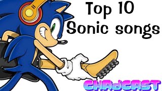 Top 10 BEST sonic the hedgehog songs