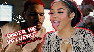 A VERY SPICY REACTION .. CHRIS BROWN - UNDER THE INFLUENCE video