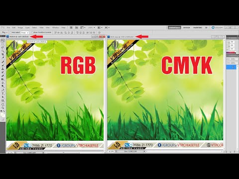 HD Convert từ RGB sang CMYK trong Adobe Photoshop ít biến màu | VTPcorel |