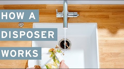 How an InSinkErator Food Waste Disposer Works