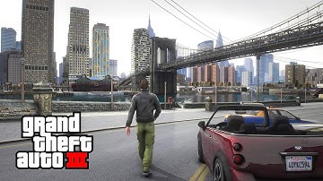 How GTA 3 Remastered Should Look Like (Trilogy Definitive Edition) PC 4K GTA 5 Mod