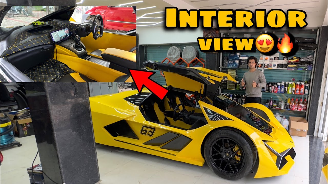 Review of interior and exterior of Lamborghini terzo🔥😱 