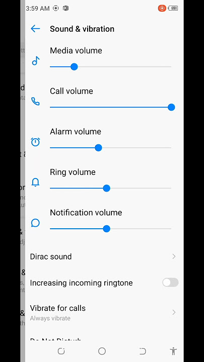 Rising ringing tone in Tecno