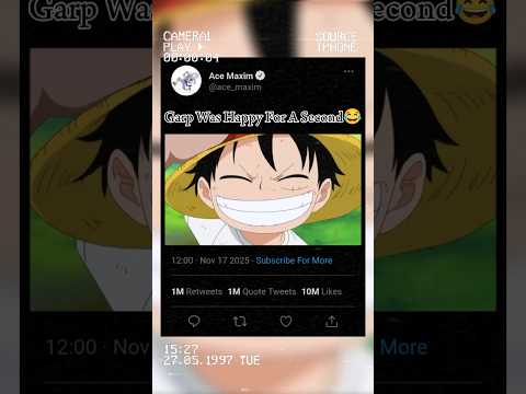 Garp Thought He Made Luffy Become A Marine 😂 | ONE PIECE| #shorts #viral #anime #fyp #onepiece