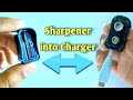 How To Make an Emergency charger From Sharpener