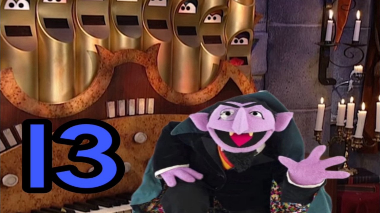Sesame Street The Counts Number Of The Day 13 - YouTube