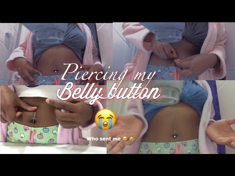HOW I PIERCED MY BELLY BUTTON AT HOME +no kit