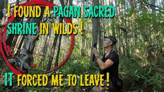 I found a SACRED SHRINE deep in wilds! Abandoned PAGAN TOTEM forced me to leave!