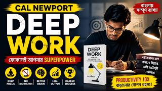 Deep Work Explained in Bangla | Cal Newport-এর ফোকাস সুপারপাওয়ার রহস্য | Notebooklm